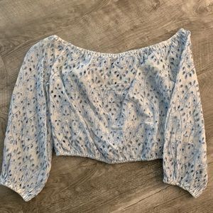 American Eagle long sleeve crop top